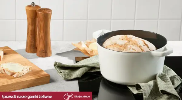 Chleb w garnku żeliwnym piecze się idealnie, bez pękania. Sprawdź, co zrobić, by był puszysty i apetyczny!